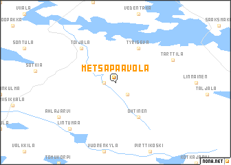 map of Metsä-Paavola