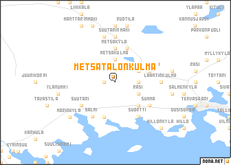 map of Metsätalonkulma