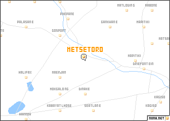 map of Metsetoro