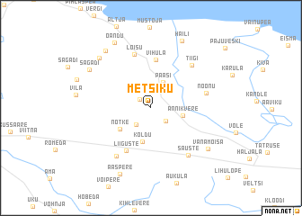 map of Metsiku