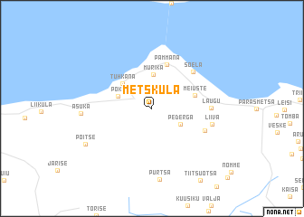 map of Metsküla