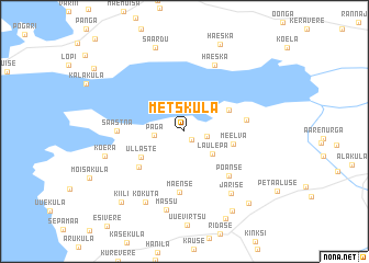 map of Metsküla