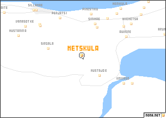 map of Metsküla