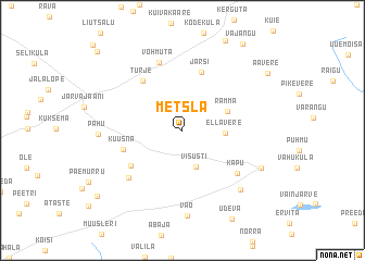 map of Metsla