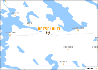 map of Metsolahti