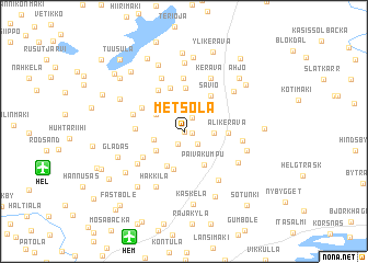 map of Metsola
