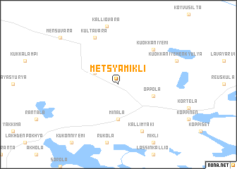 map of Metsyamikli