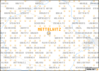 map of Mettelwitz