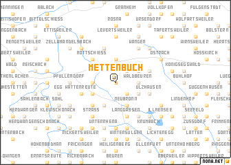map of Mettenbuch