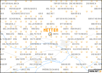 map of Metten