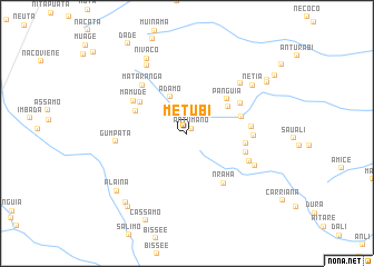 map of Metubi