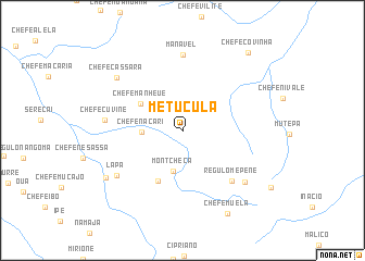 map of Metucula