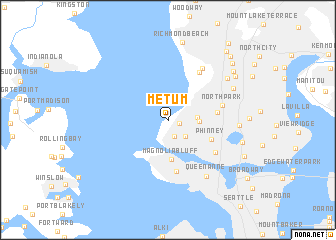 map of Metum