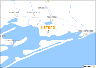 map of Metung