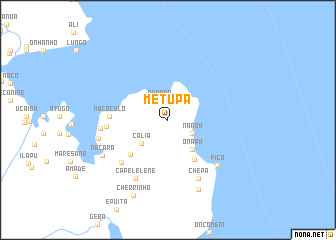 map of Metupa