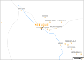 map of Metuque