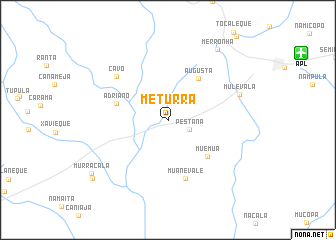 map of Meturra