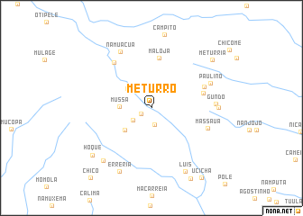 map of Meturro