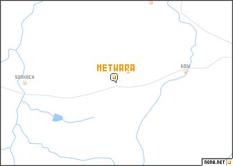 map of Metwāra