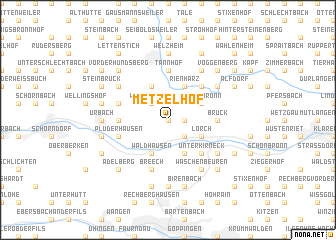 map of Metzelhof