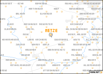 map of Metze