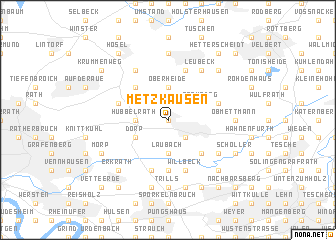 map of Metzkausen