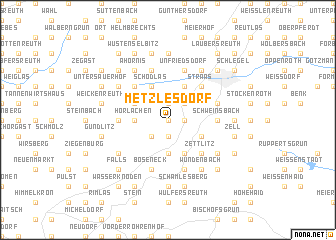 map of Metzlesdorf