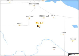 map of Metz