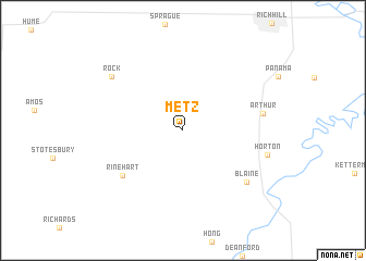 map of Metz