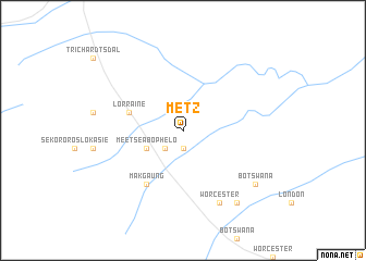 map of Metz