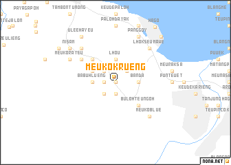 map of Meukokrueng