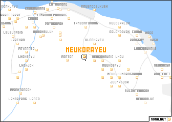 map of Meukorayeu