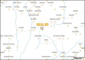 map of Meulan