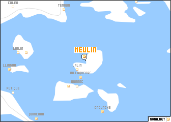 map of Meulín