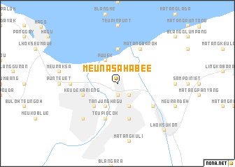 map of Meunasahabee