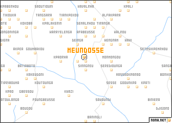 map of Meundosse