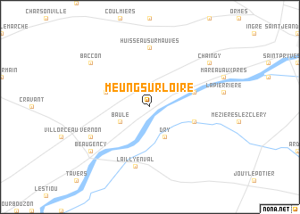 map of Meung-sur-Loire