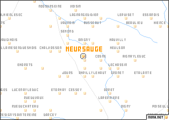 map of Meursauge