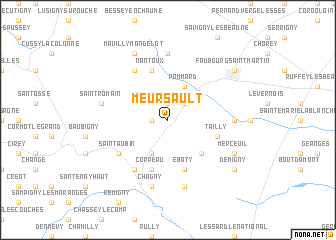 map of Meursault