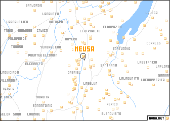 map of Meusa