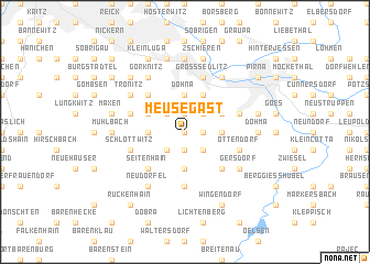 map of Meusegast