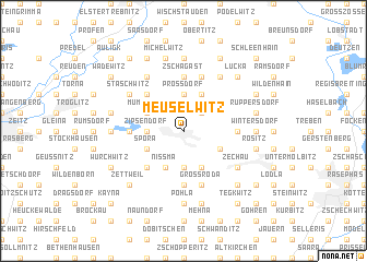 map of Meuselwitz