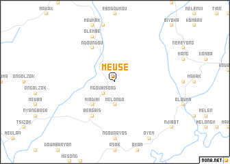 map of Meusé