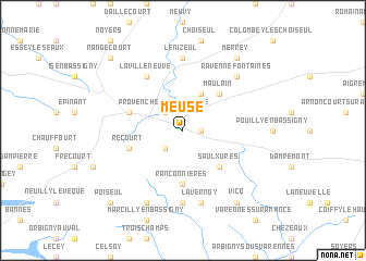 map of Meuse