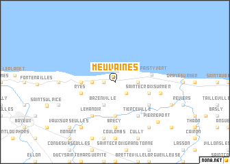 map of Meuvaines