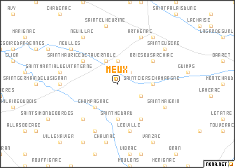 map of Meux