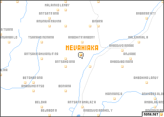 map of Mevahiaka