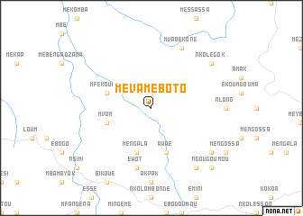 map of Mévaméboto