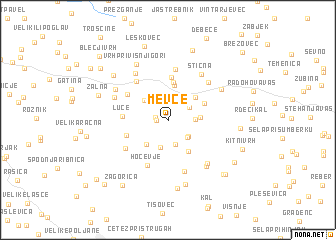 map of Mevce