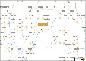 map of Méven